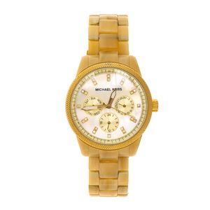 Relógio Michael Kors Marfim e Dourado
