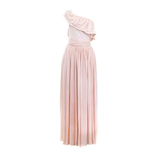 Vestido Longo Mula Manca Rosa Claro