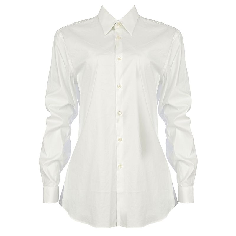 Camisa-Prada-Social-Algodao-Elastano-Branca