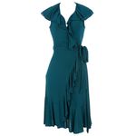 Vestido-Diane-Von-Furstenberg-Envelope-Nylon-Turquesa