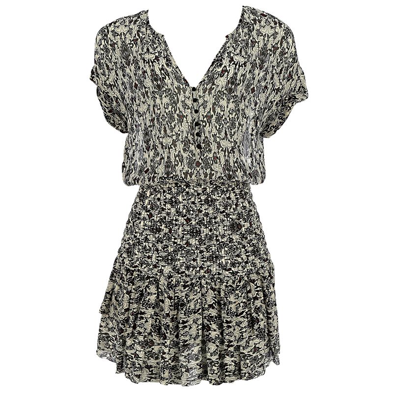 Vestido-Maje-Viscose-Elastico-Babados-Curto-Floral