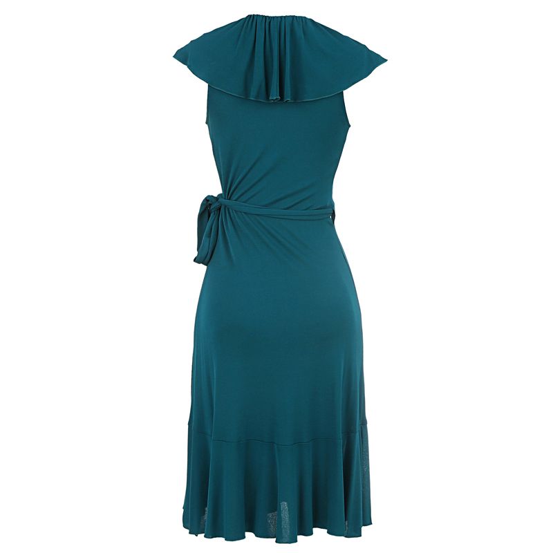 Vestido-Diane-Von-Furstenberg-Envelope-Nylon-Turquesa