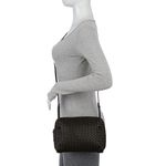Bolsa-Bottega-Veneta-Intrecciato-Nodini-Couro-Marrom-Escuro