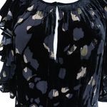 Vestido-Longo-Veludo-Estampado-Preto