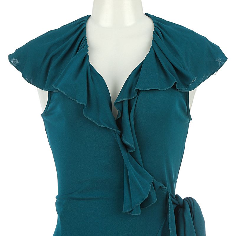 Vestido-Diane-Von-Furstenberg-Envelope-Nylon-Turquesa