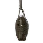 Bolsa-Bottega-Veneta-Intrecciato-Nodini-Couro-Marrom-Escuro