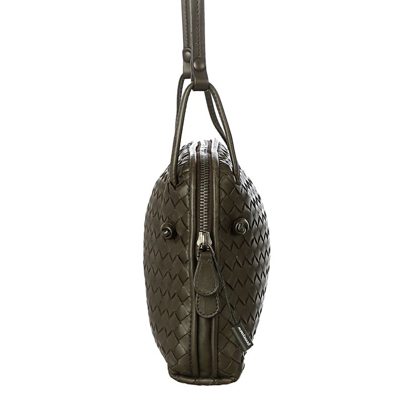 Bolsa-Bottega-Veneta-Intrecciato-Nodini-Couro-Marrom-Escuro