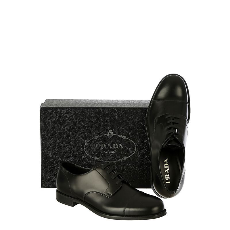 Sapato-Prada-Sapato-Oxford-Couro-Preto