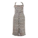 Vestido-Mixed-Tweed-Bege-e-Marrom