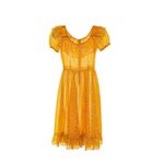 Vestido-Organza-Babados-Floral-Amarelo