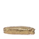 Bolsa-Vintage-Malha-de-Metal-Dourada