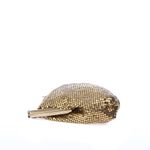 Bolsa-Vintage-Malha-de-Metal-Dourada