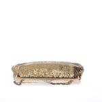 Bolsa-Vintage-Malha-de-Metal-Dourada
