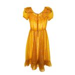 Vestido-Organza-Babados-Floral-Amarelo