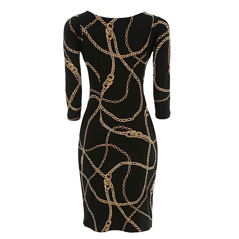 Vestido-Lauren-Ralph-Lauren-Preto-e-Correntes