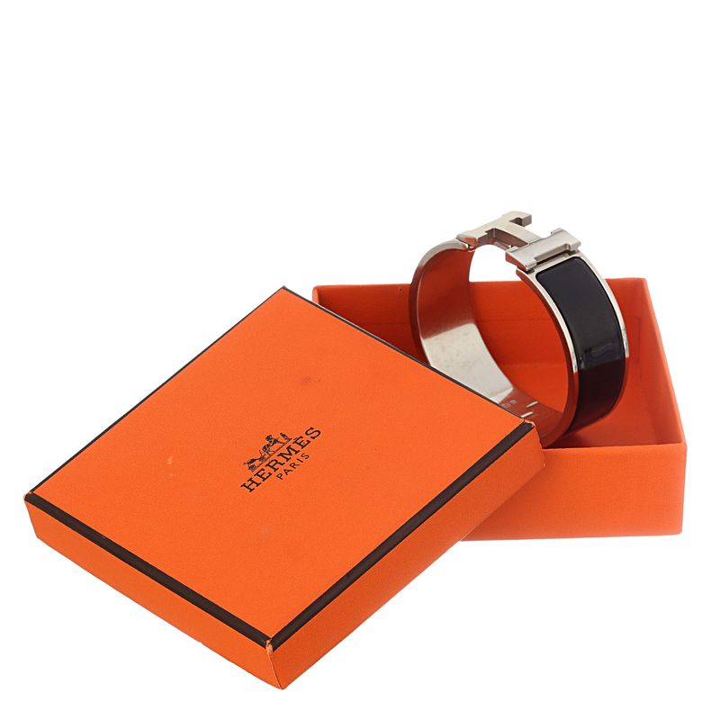 Bracelete-Hermes-Clic-Clac-H-Preto