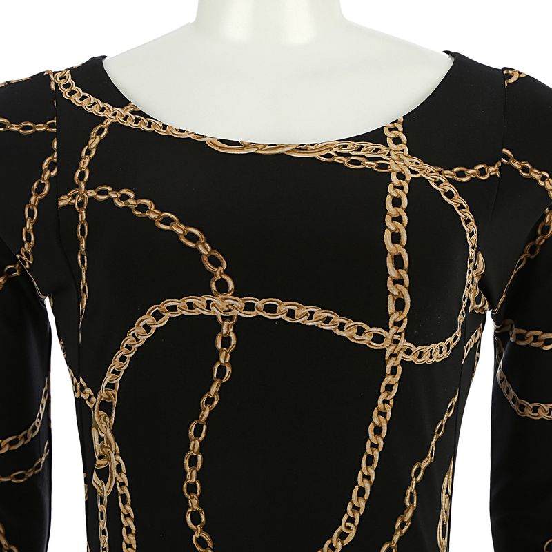 Vestido-Lauren-Ralph-Lauren-Preto-e-Correntes
