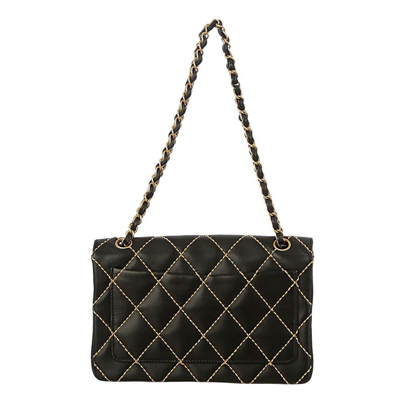 Bolsa-Chanel-Surpique-Flap-Preta