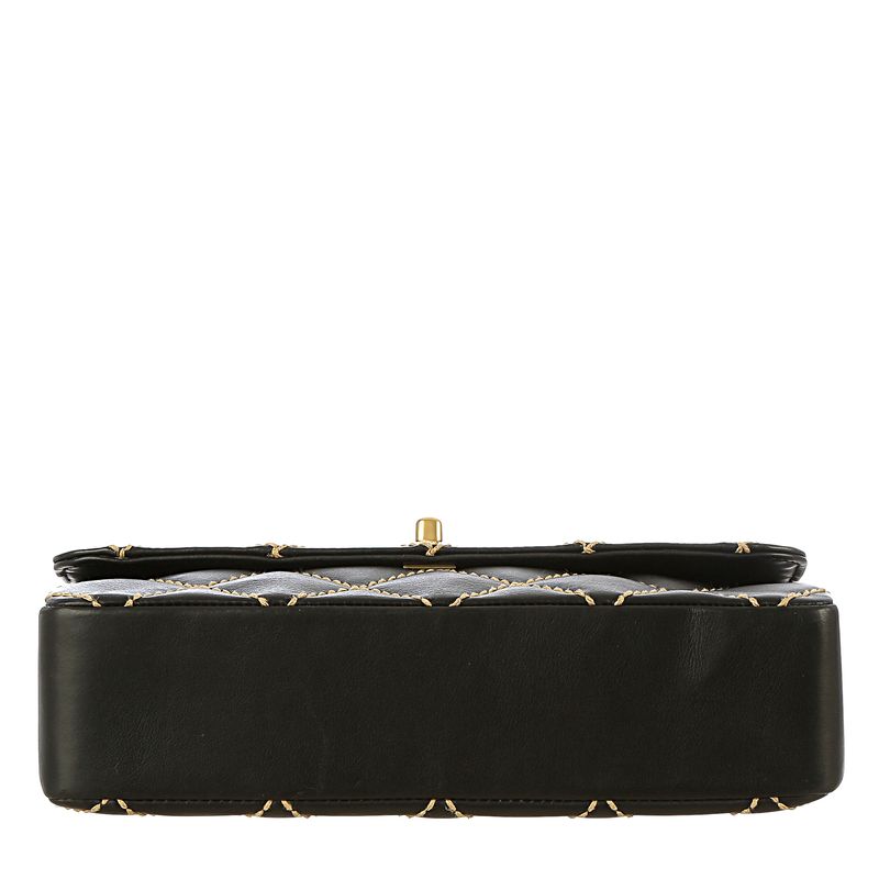 Bolsa-Chanel-Surpique-Flap-Preta