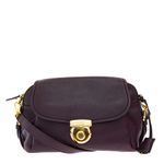 Bolsa-Salvatore-Ferragamo-Fiamma-Flap-Couro-Vinho