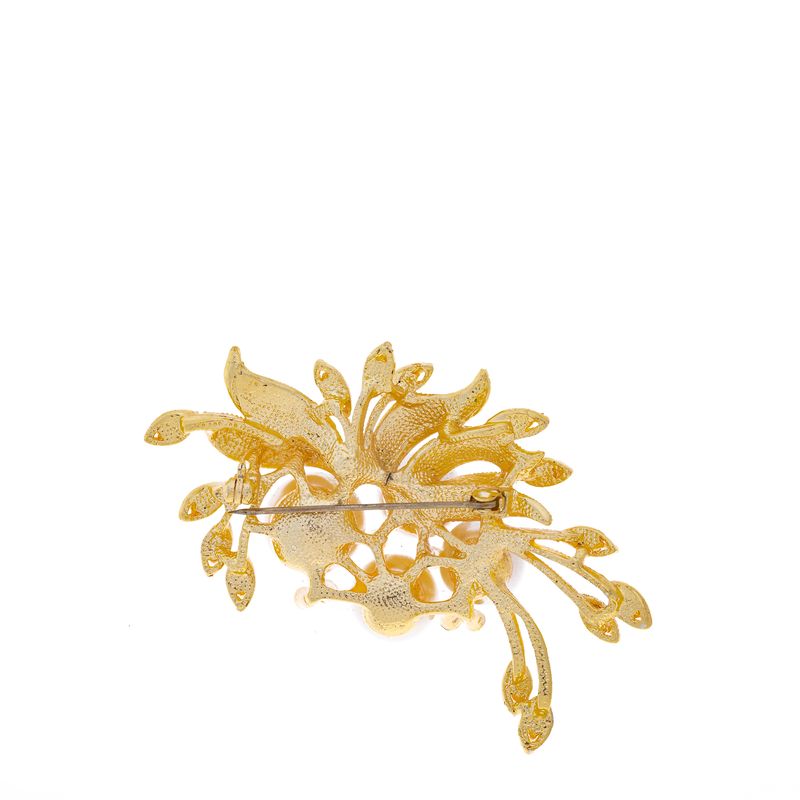 Broche-Vintage-Dourado-Contas-Peroladas-e-Strass