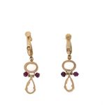 Brinco-Vintage-Pressao-Dourado-Escovado-Pingente-Cristais