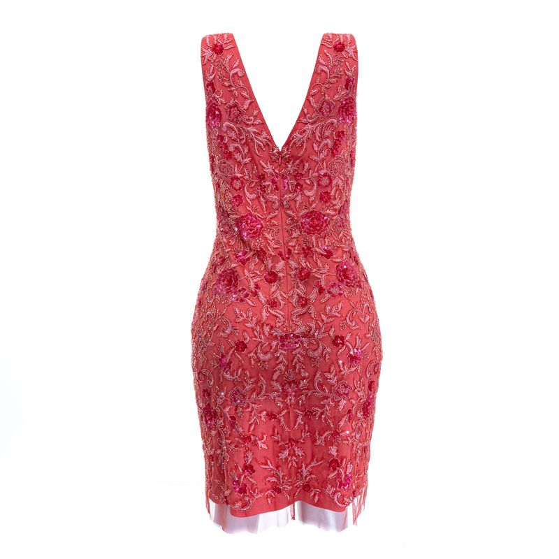 Vestido-Badgley---Mischka-Salmao-e-Tule-Bordado