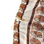Saia-Cris-Barros-Midi-Bege-Estampada