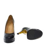 Sapato-de-Salto-Chanel-Metalasse-Preto