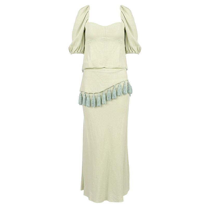 Conjunto-Cris-Barros-Blusa-e-Saia-Verde-Agua