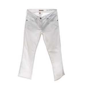 Calça Jeans Burberry Reta Branca