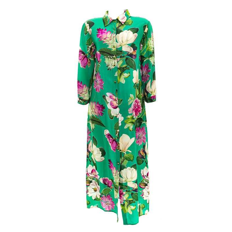 Chemise-Adriana-Degreas-Seda-Verde-e-Estampa-Floral