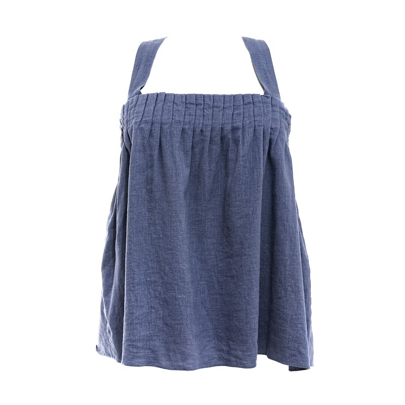 Blusa-Cris-Barros-Plissada-Azul