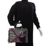 Bolsa-Christian-Dior-Diorissimo-Patchwork-Pied-Poule