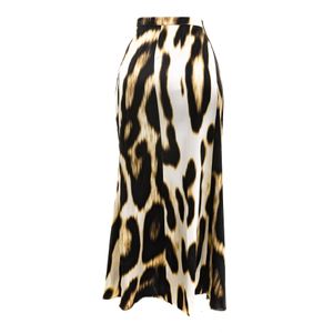 Saia Roberto Cavalli Seda Animal Print
