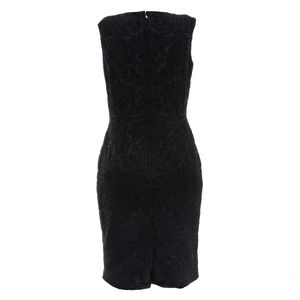 Vestido Dolce & Gabbana Broccato Preto