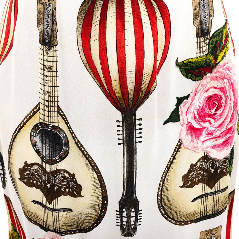 Saia-Dolce---Gabbana-Estampa-Bandolins