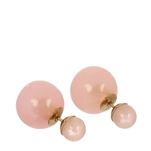 Brinco Christian Dior Tribales Pedra Rosa