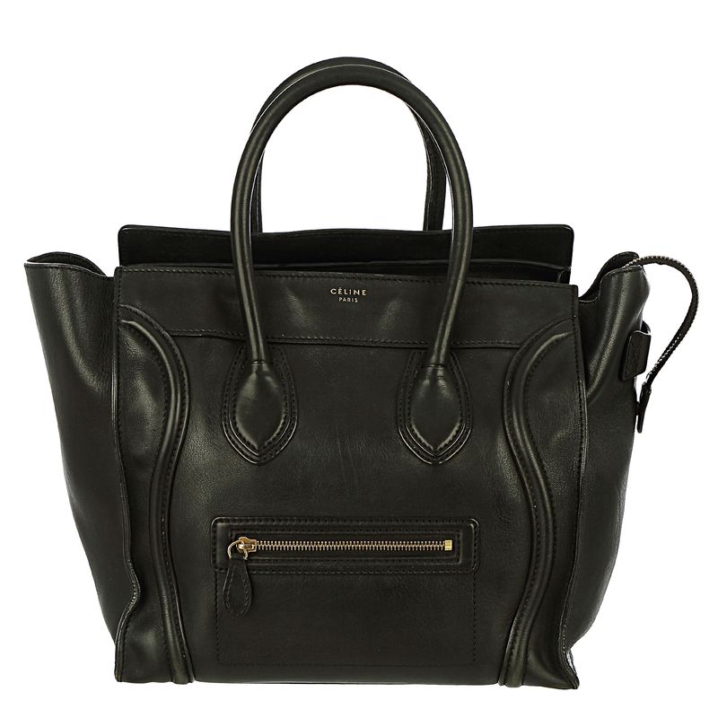 Bolsa-Celine-Luggage-Couro-Preto