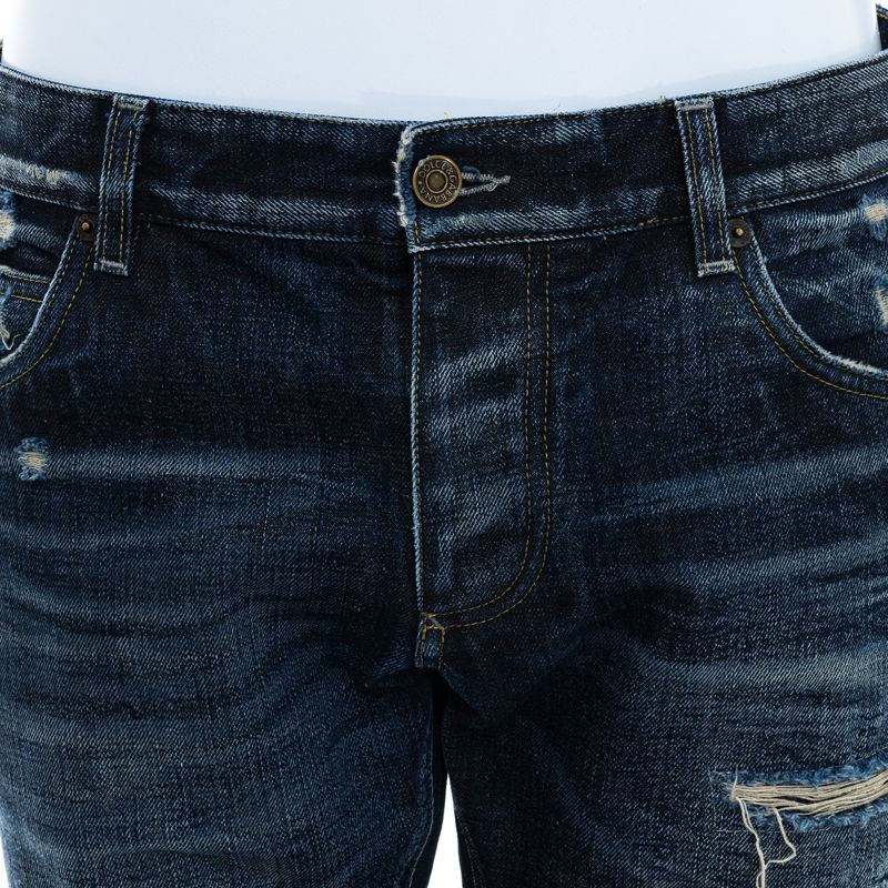 Calca-Dolce---Gabbana-Jeans-Destroyed