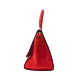 Bolsa-Celine-Trapeze-Couro-e-Camurca-Vermelho