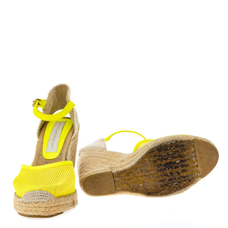 Anabela-Stella-McCartney-Corda-e-Trama-Amarelo-Neon