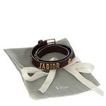 Pulseira-Christian-Dior-J-ADIOR-Couro-Marrom