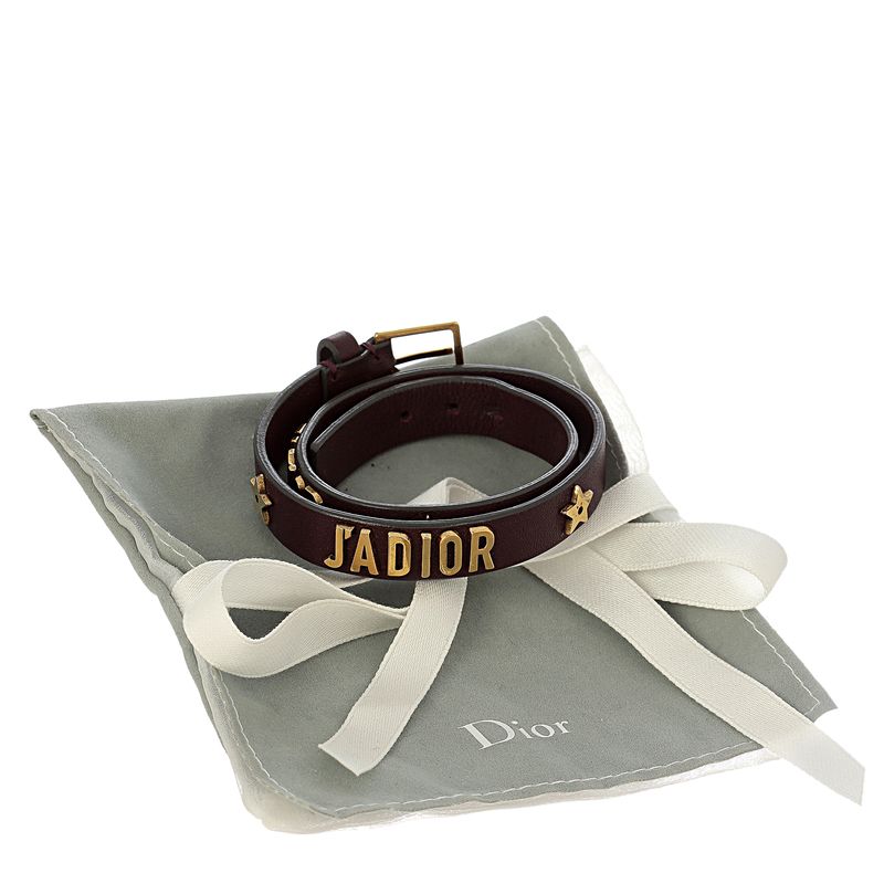 Pulseira-Christian-Dior-J-ADIOR-Couro-Marrom
