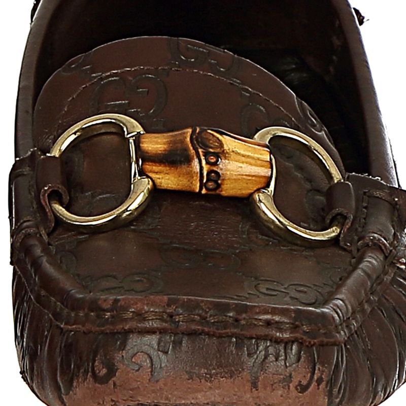 Mocassim-Gucci-Couro-Marrom-Horsebit