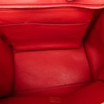Bolsa-Celine-Trapeze-Couro-e-Camurca-Vermelho