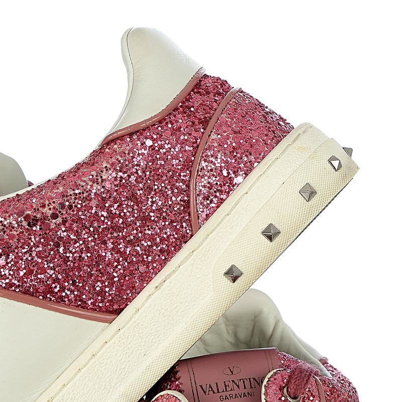 Tenis-Valentino-Glitter-Rosa