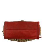 Bolsa-Burberry-Transversal-House-Check-e-Couro-Vermelho