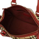 Bolsa-Burberry-Transversal-House-Check-e-Couro-Vermelho