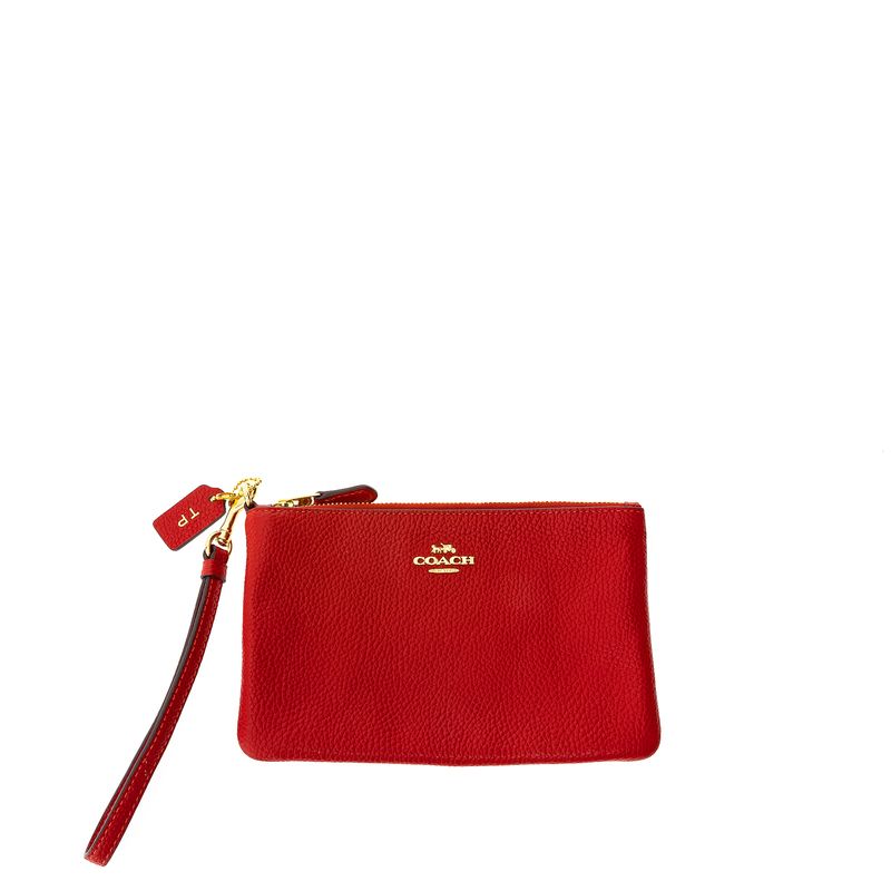 Clutch-Coach-Couro-Vermelho